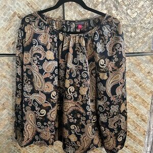 A blouse with rhinestones